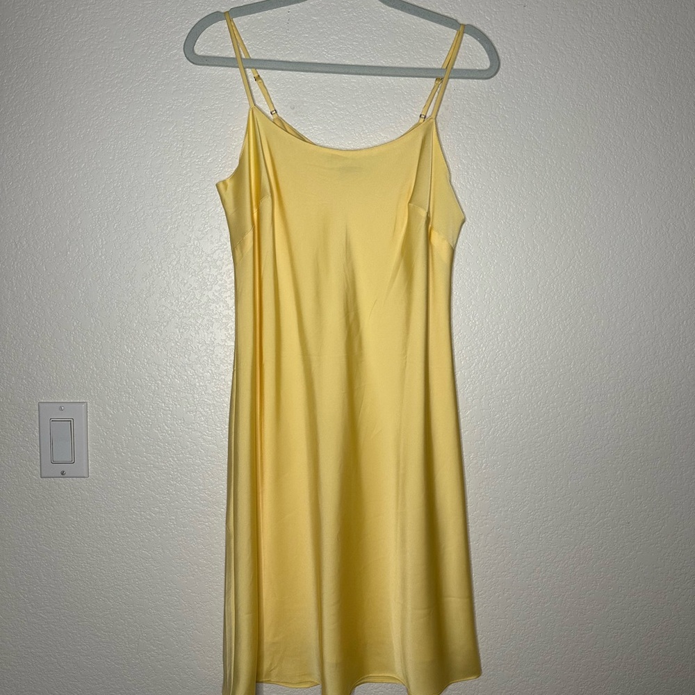 Yellow Slip Dress